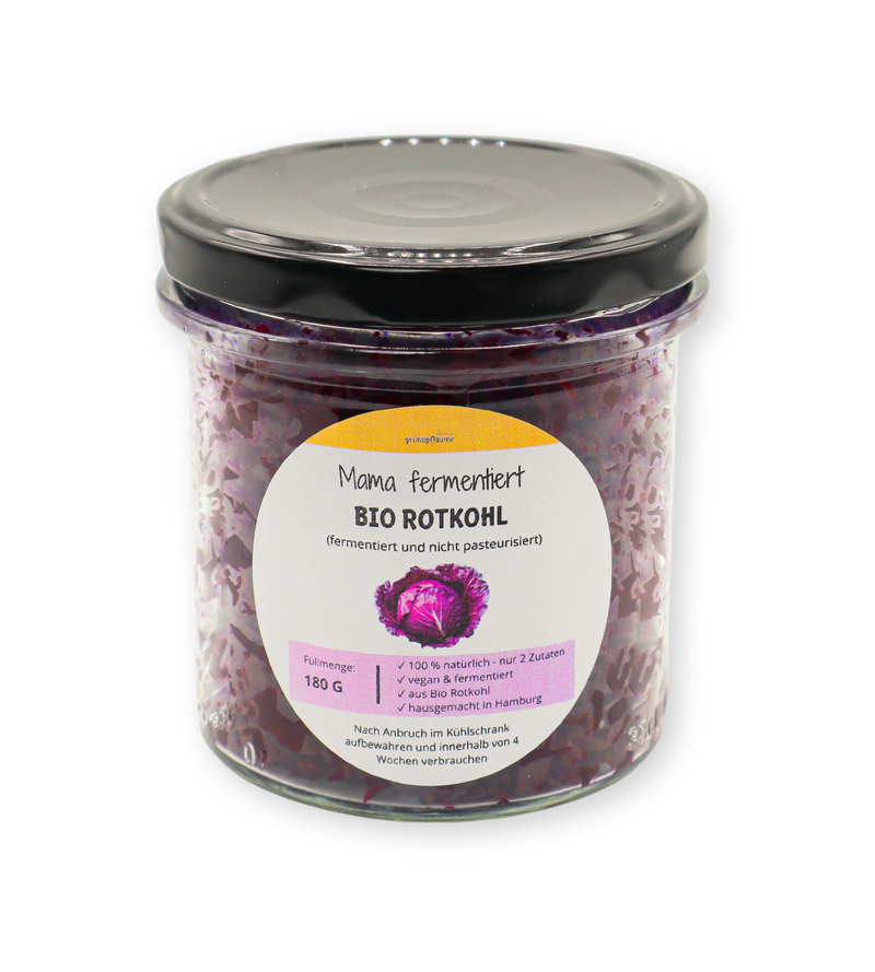 Fermentierter Bio-Rotkohl